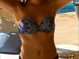 Bikini babes big tits asses beach tease compilation 😍👙