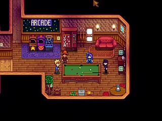 abigail takes saloon bathroom break in xtardew valley girls mod