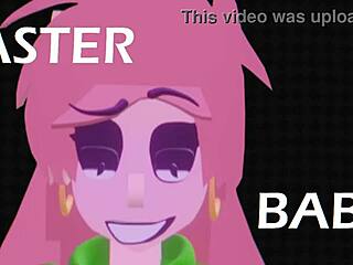 Kinky Teacher Leads Group Banging Game with Students in Cartoon Style