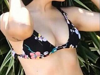 Bikini babes big tits asses beach tease compilation 😍👙