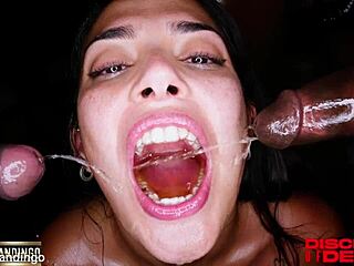 Latina Slut Takes Monster BBC Gangbang DP Anal Gaping Rough Double Penetration