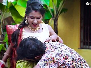Pati's Little Brother Impresses New Bhabhi And Fucks Her Hard At Home
