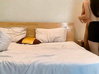 Big ass amateur wife bends over for hardcore doggystyle fucking by best friend at hotel