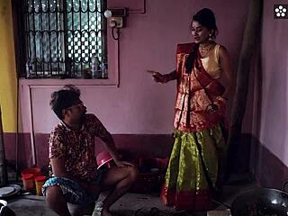 Pati's Little Brother Impresses New Bhabhi And Fucks Her Hard At Home