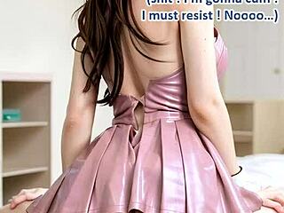 whoa cougar maid teen blows old man in leather gloves cfnm interview!