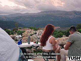 feisty redhead audrey reid tests her man with wild outdoor anal pounding doggystyle