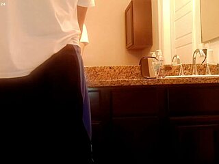 Joyfully tidying up the bathroom chores