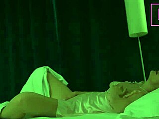 😲 stepson catches stepmom masturbating in hotel bed and they fuck rough all night spooning