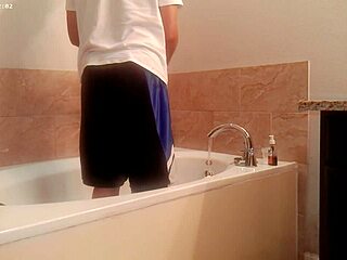 Joyfully tidying up the bathroom chores