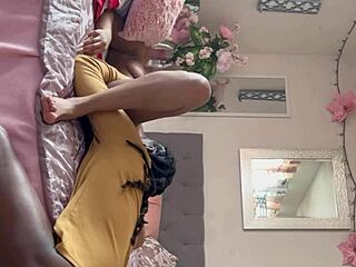 loyalty sucks all the sticky cum outta her black teen pussy 💦👅