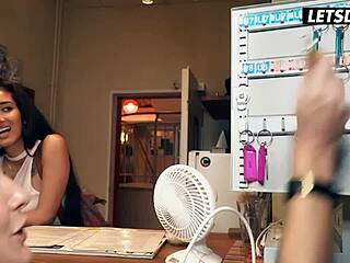 Darcia Lee Gets Caught Fingering Then Deep Pounded In Tight Pussy At Horny Hostel