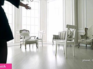 jeny smith flashes buttplug ass in dark experiment then teases naked legs for anal seduction