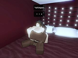 Sexy Roblox girl chases crazy thrills with massive BBC pounding her tight spots
