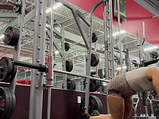 Bobbi Jo Poppin Cherrys' Ebony Workout Features Big Ass Public POV Action