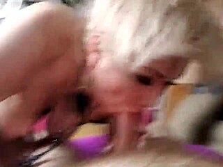 Russian Milf Bitch Aimee Paradise Sucks Hard Dicks Nonstop for Hour-Long Cum Facial Finish
