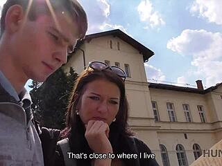 cash tempts hot tourist into stranger sex adventure hunt4k