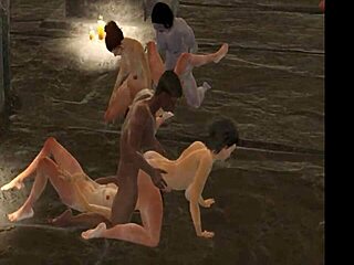 Slaves of Rome Hermaphrodite Orgy Bursts with Raw Desire!