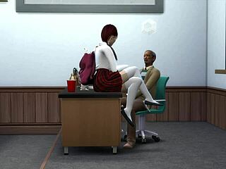 alumna you fucked professor hard for that good grade threesome classroom style