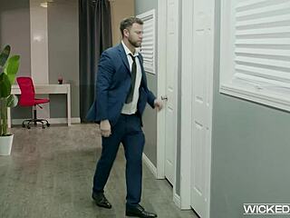 Van Wylde and Lana Violet sneak hardcore sex in new office