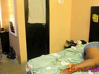 ebony slut gets pussyfucked hard by two monster bbc