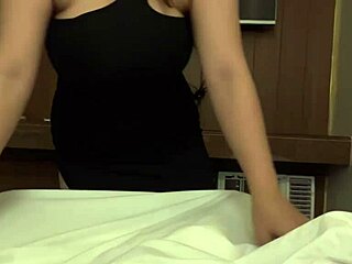 muscular asian babe seduces step bro with her curvy gym body