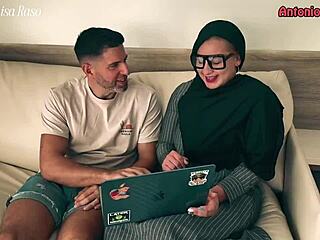 damn this hot muslim slut bent over for rough doggystyle kept our lesson totally haram 😈🍑🔥💦
