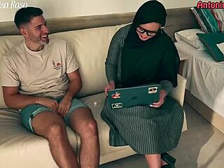 damn this hot muslim slut bent over for rough doggystyle kept our lesson totally haram 😈🍑🔥💦