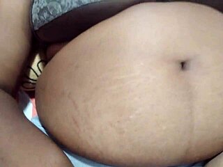Hot Sexy Stepmom's Huge Natural Tits and Big Curvy Ass Bounces Wildly