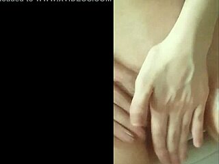 candid glimpse of shy girlfriend's intimate close-up grooming ritual