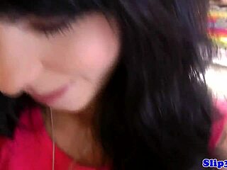 Classy British Teen in Stockings Sucks Old Man Before Doggystyle Ride