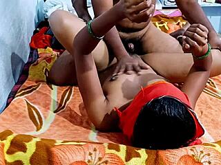 desi hot couple shares intimate bedroom massage turning into passionate creampie session