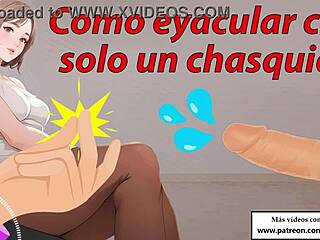 she dances seductively in the nightclub then masturbates to explosive orgasm in spanish tutorial