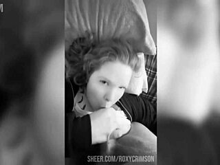 Sensual Beautiful Ginger Milf Delivers Cute Fat Tits Teasing Blowjob Pov