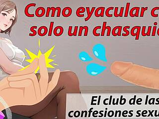 she dances seductively in the nightclub then masturbates to explosive orgasm in spanish tutorial