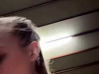 Public thrill builds as wet teen pussy squirts wildly from hardcore anal dildo play and monster cock fucking