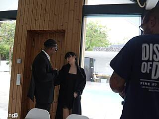 oh man, italiana silvia soprano's pussy squirted by two monster cocks bts!!