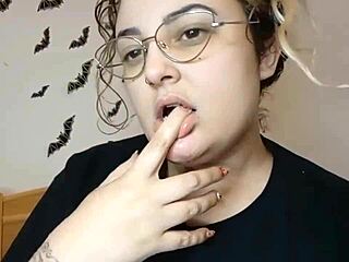 imagine this curvy latina mommy's fat tits and hairy pussy begging for your first fetish play