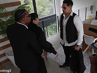 oh man, italiana silvia soprano's pussy squirted by two monster cocks bts!!
