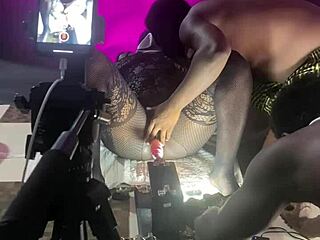 raw squirting slut milf whore rides pussy machine to huge orgasms