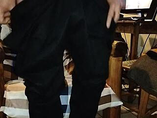 wanking my monster cock naked and feeling so damn randy now