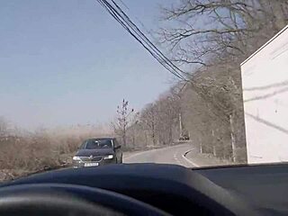 can you drive while i suck your big cock and swallow cum outdoors?