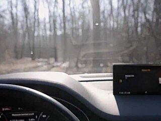 can you drive while i suck your big cock and swallow cum outdoors?