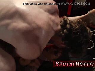 felicity feline bound tourist screams in full body orgasm from extreme bdsm