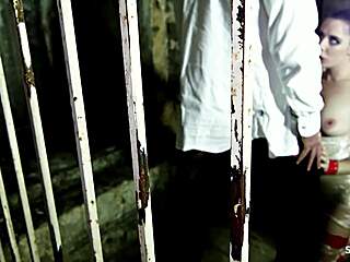 bushy pussy saggy tits milf endures prison bdsm rough doggystyle fuck