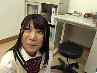 haruka's first time teasing a guy's nipples... never felt anything like this before