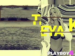 Big tits blonde milf Teya Kaye posing sexy lingerie tempt you?