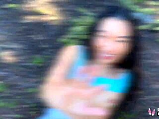 kimmy kimm bubbles that asian teen ass flashing public then rides cock cowgirl deepthroat rough casting