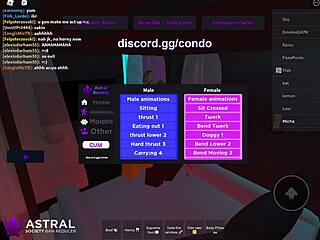 Clapping Ebony Thot Cheeks Doggy Style in Roblox Creampie Finish