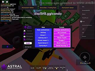 Clapping Ebony Thot Cheeks Doggy Style in Roblox Creampie Finish
