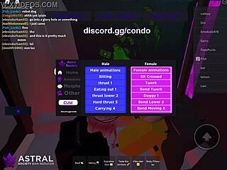 Clapping Ebony Thot Cheeks Doggy Style in Roblox Creampie Finish